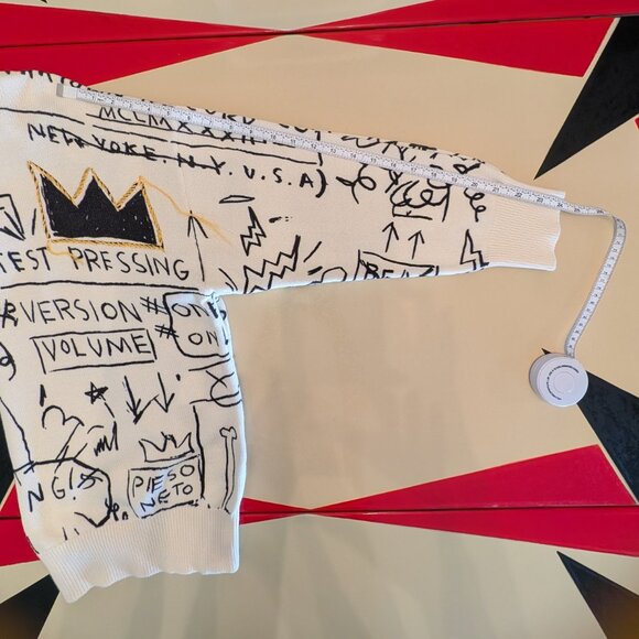 Lee x Jean-Michel Basquiat Scribble Artwork Sweatshirt LARGE NWT - Picture 11 of 16